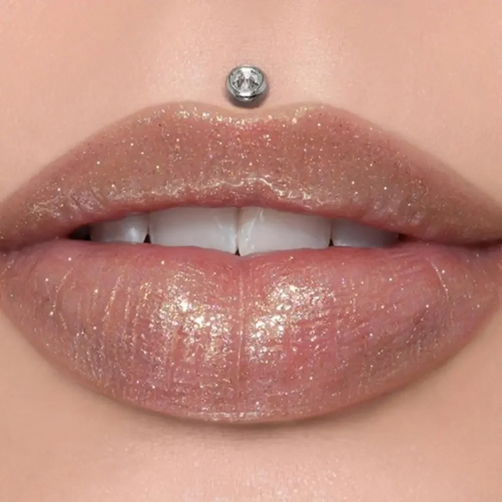 NIB Jeffree Star Beaded Glass The Gloss Lip Gloss Full Size 4.5ml